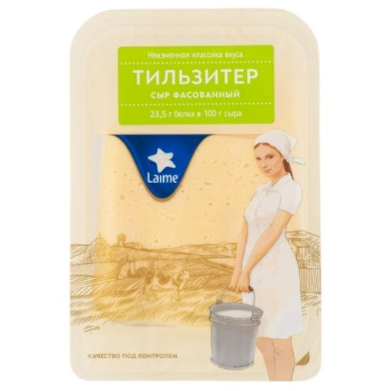Изображение товара Сыр Laime Тильзитер 45%, 125г