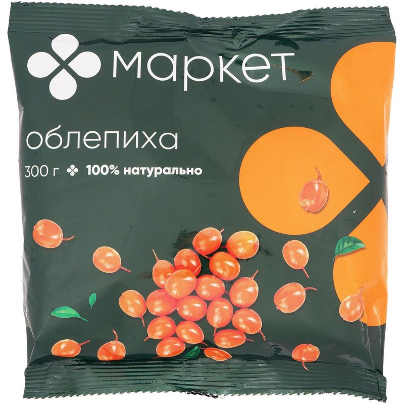 Изображение товара Облепиха быстрозамороженная 300г Маркет Перекрёсток