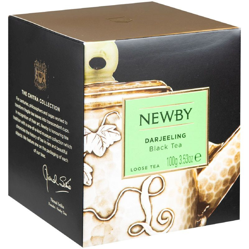 Изображение товара Чай черный байховый Newby Дарджилинг 100г насыщенный аромат