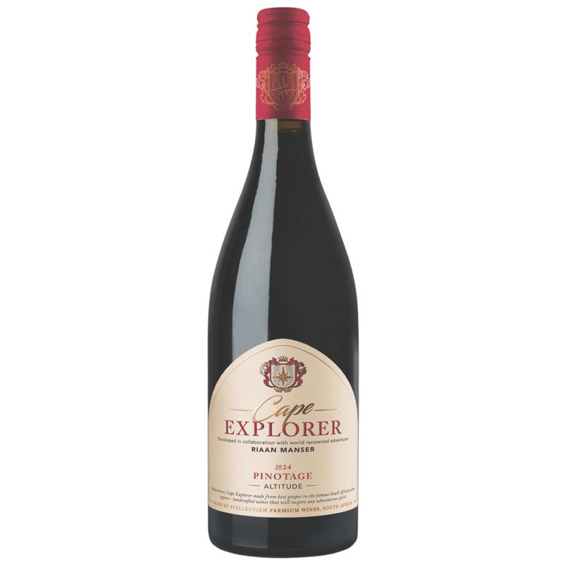 Изображение товара Вино Cape Explorer Pinotage красное полусухое 14% 750мл
