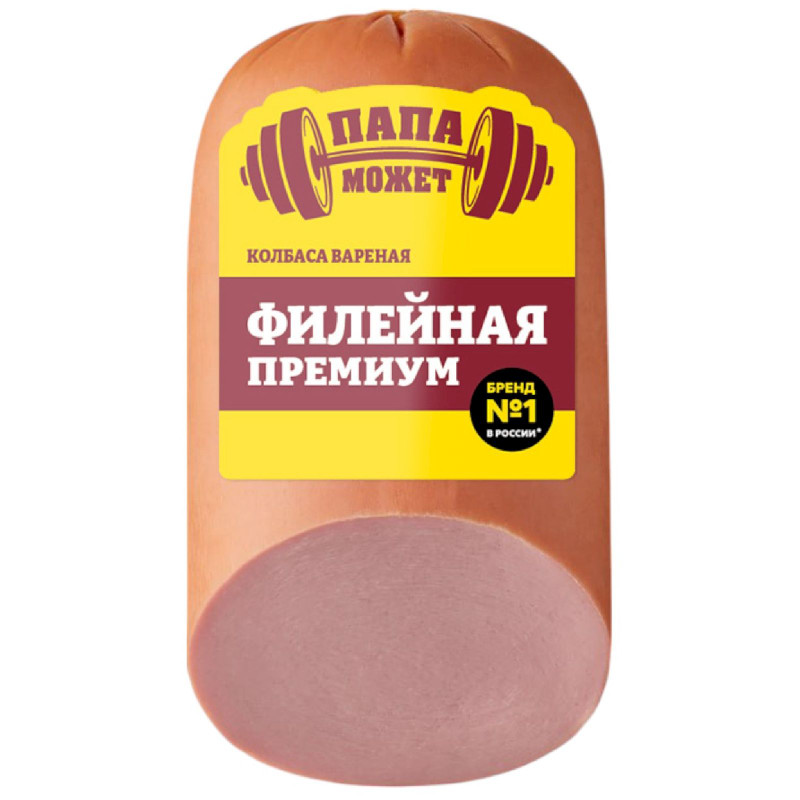 Изображение товара Колбаса варёная Папа Может Филейная Премиум из мяса кур,400г
