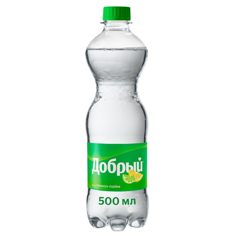 Изображение товара Газированный напиток Добрый лимон-лайм 500 мл Россия Кока-Кола освежающий