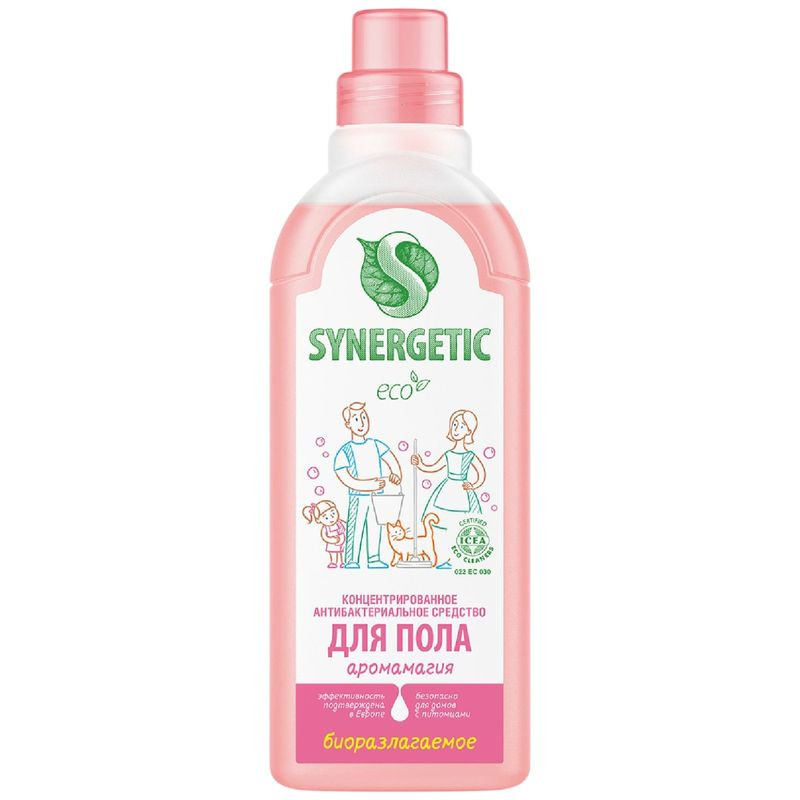 Изображение товара Средство Synergetic для мытья поверхностей аромамагия 750мл гипоаллергенное универсальное жидкость