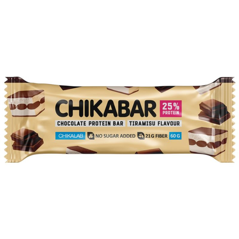 Изображение товара Батончик CHIKALAB со вкусом тирамису глазированный 60г