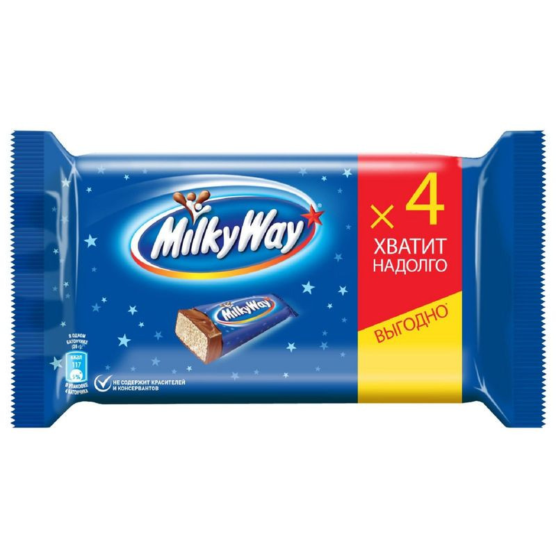 Изображение товара Батончик Milky Way шоколадный с суфле 104г Россия