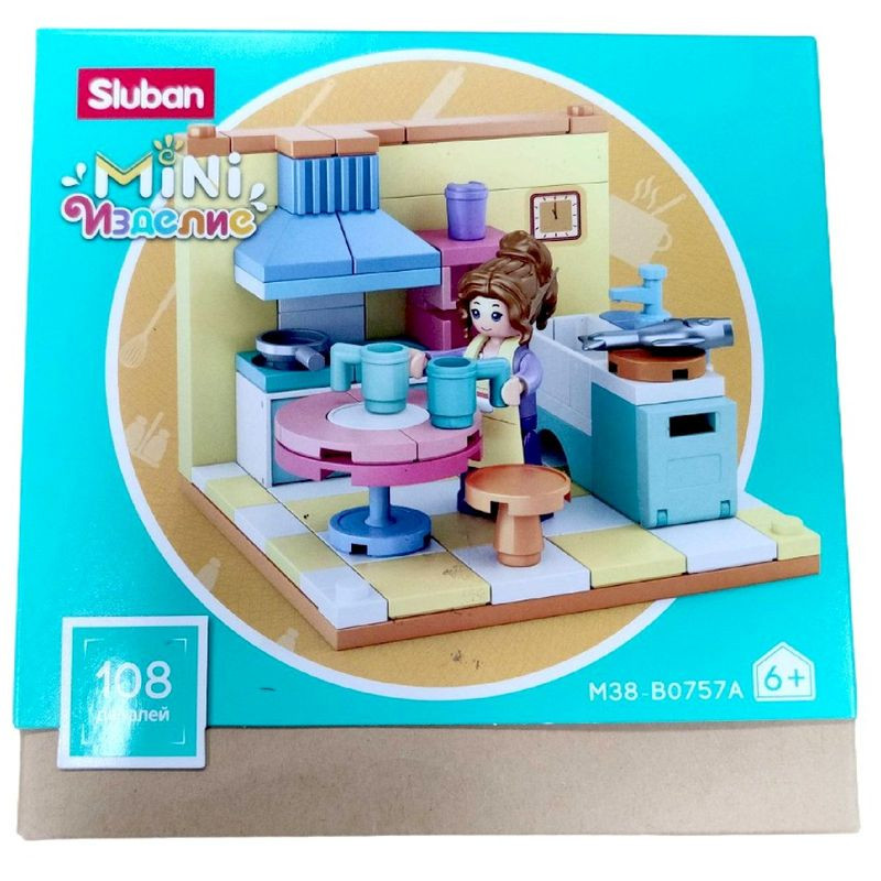 Изображение товара Конструктор Sluban Mini Комната в Миниатюре для творчества и коллекционирования