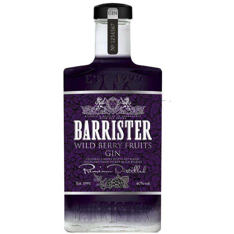 Изображение товара Джин Barrister Wild Berry Fruits 40% 0.7л ягодный с можжевельником