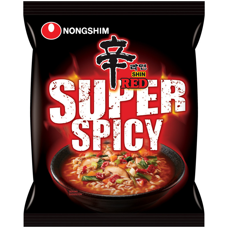 Изображение товара Лапша Nongshim Шин Рэд Супер Острая быстрого приготовления, 120г
