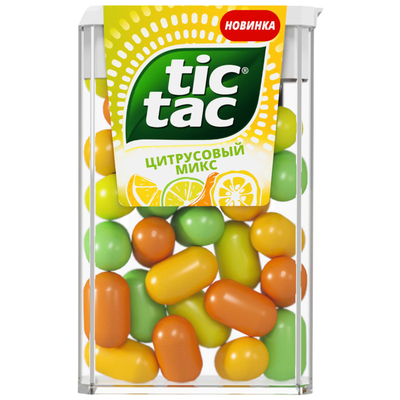 Изображение товара Драже Tic Tac со вкусом цитрусов, 16г