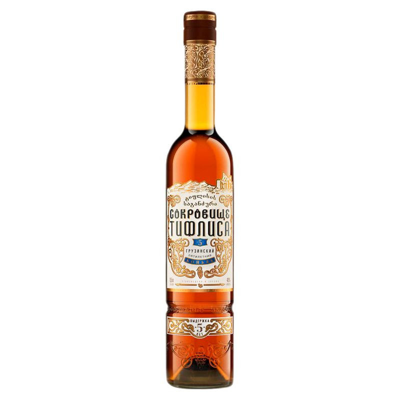 Изображение товара Коньяк Сокровище Тифлиса 5-летний 500мл 40%
