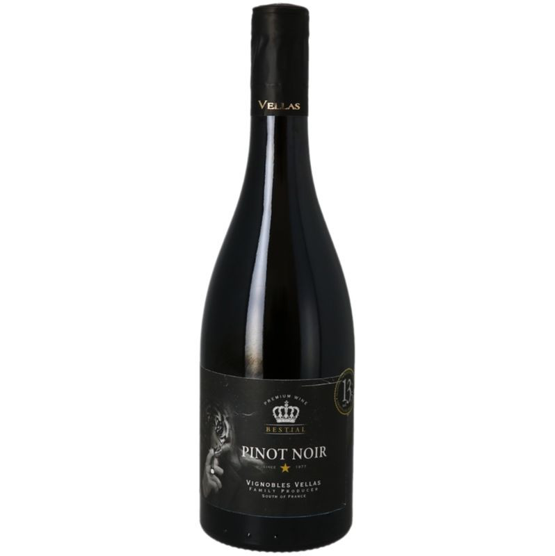Изображение товара Вино Bestial Pinot Noir красное сухое 750мл 13.5% Франция