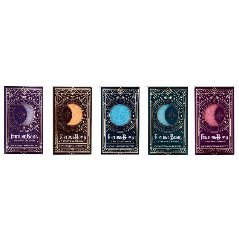 Изображение товара Бомбочка для ванны FortuneBomb Магия Лунного Света 170г натуральный уход ароматерапия