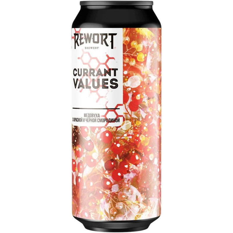Изображение товара Медовуха Rewort Currant Values 5.2%, 450мл натуральный напиток
