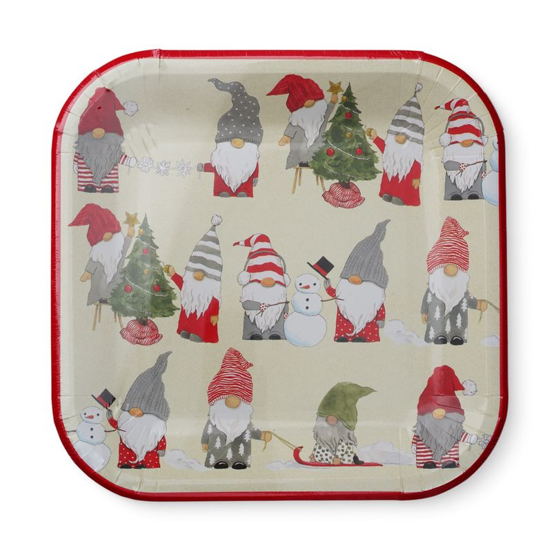 Изображение товара Бумажные одноразовые тарелки в ассортименте 10 штук для мероприятий