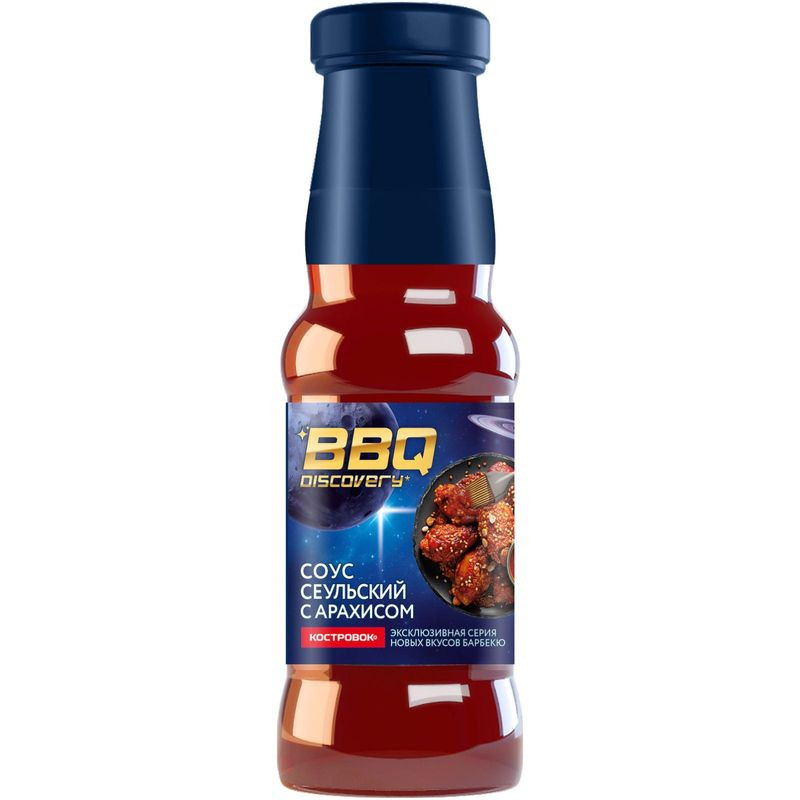 Изображение товара Соус Костровок Сеульский с арахисом 320 мл натуральный вкус Восточной кухни