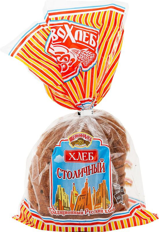 Изображение товара Хлеб Щелковохлеб Столичный нарезка 320 г Россия