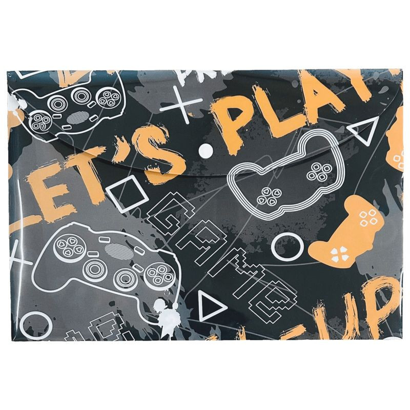 Изображение товара Папка Геймер на кнопке А4 в ассортименте - удобный аксессуар