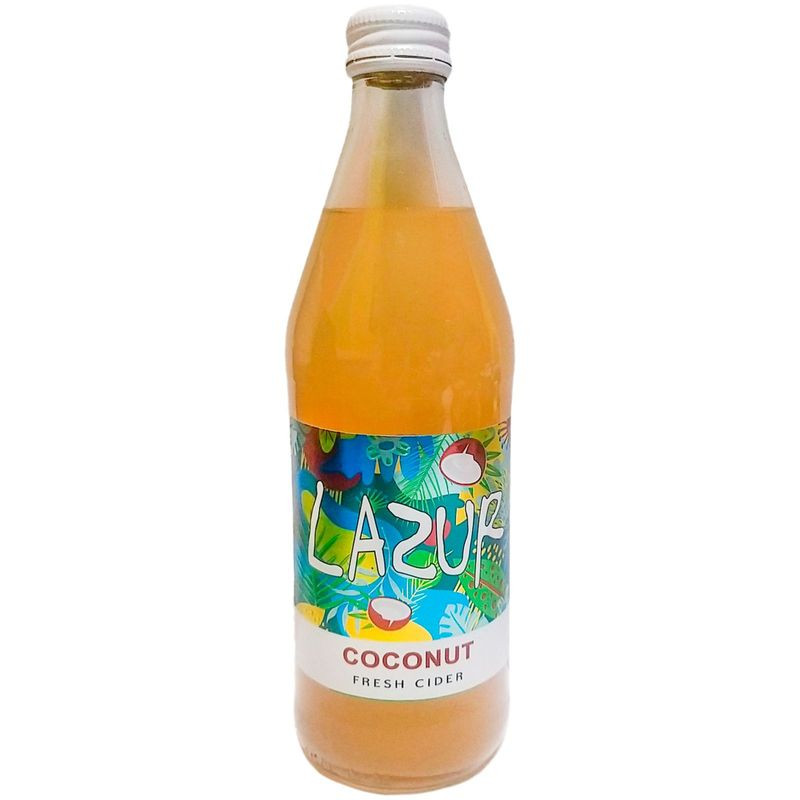 Изображение товара Сидр Lazur фруктовый жемчужный газированный полусладкий 500 мл натуральный