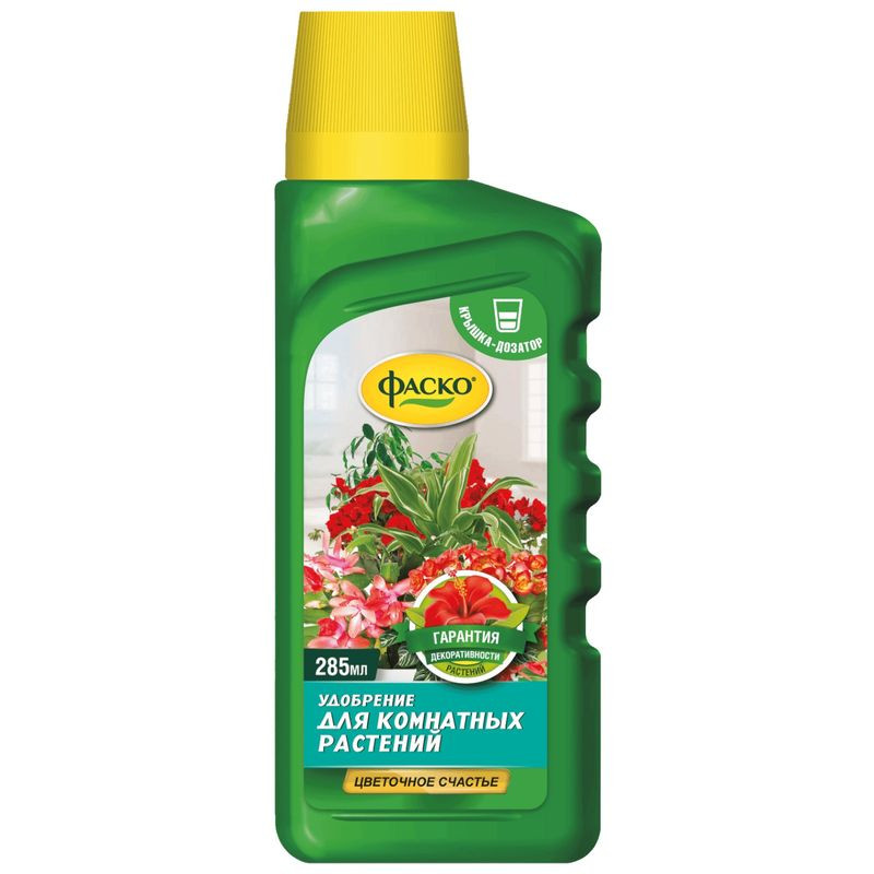 Изображение товара Жидкое органоминеральное удобрение Фаско Цветочное Счастье 285 мл для растений