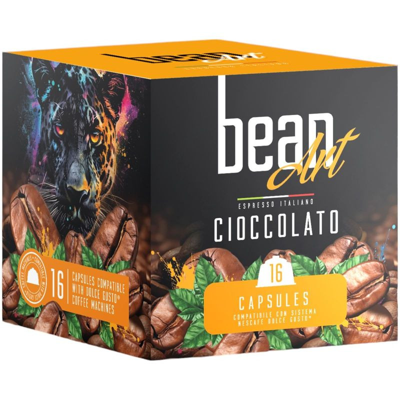 Изображение товара Кофе в капсулах Bean Art Cioccolato с какао и вкусом шоколада 208 г