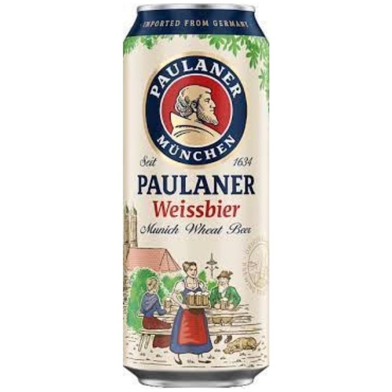 Изображение товара Paulaner Hefe-Weissbier светлое нефильтрованное пиво 5.5%, 500 мл