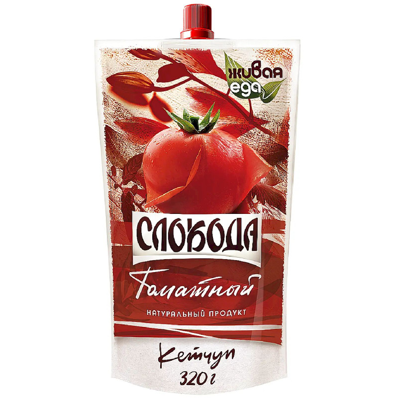 Изображение товара Кетчуп Слобода Томатный, 320г