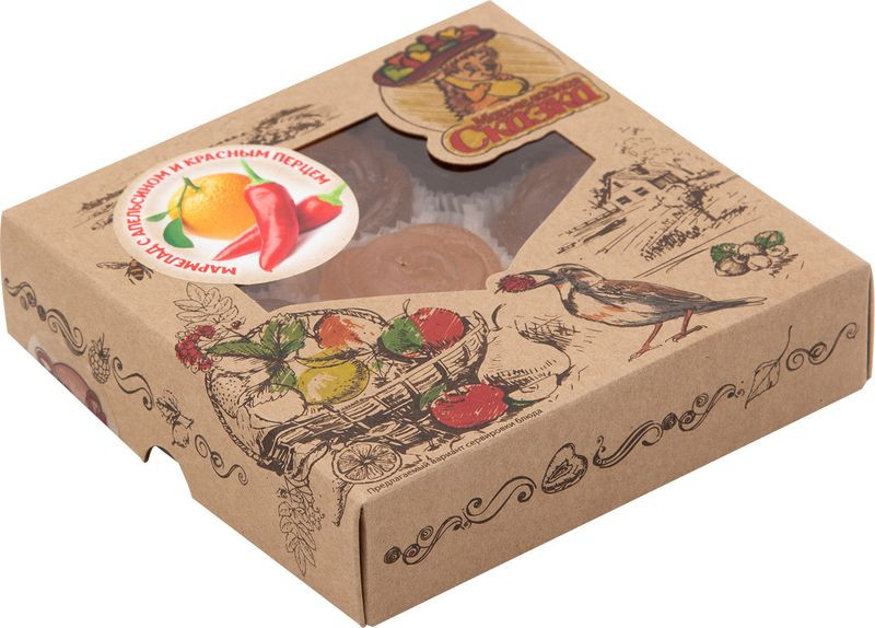 Изображение товара Мармелад желейный Мармеладная Сказка с апельсином и красным перцем 300г