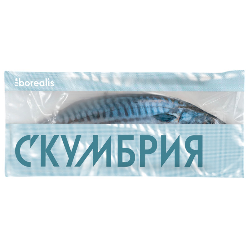 Изображение товара Скумбрия атлантическая Borealis неразделанная замороженная 1000 г