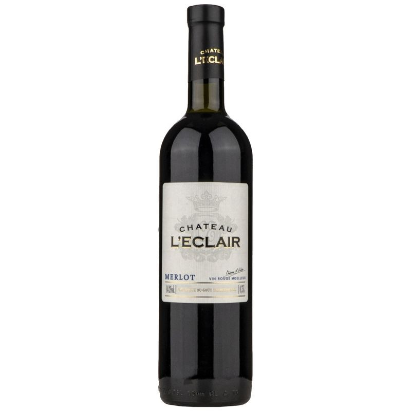 Изображение товара Вино Chateau l'Eclair Merlot красное полусладкое 750мл 12% Россия