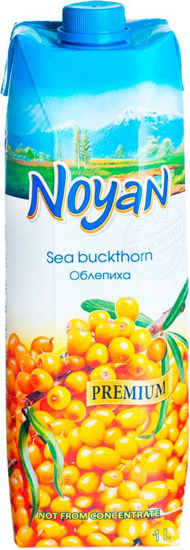 Изображение товара Нектар облепиховый Noyan 1л натуральный вкус и польза