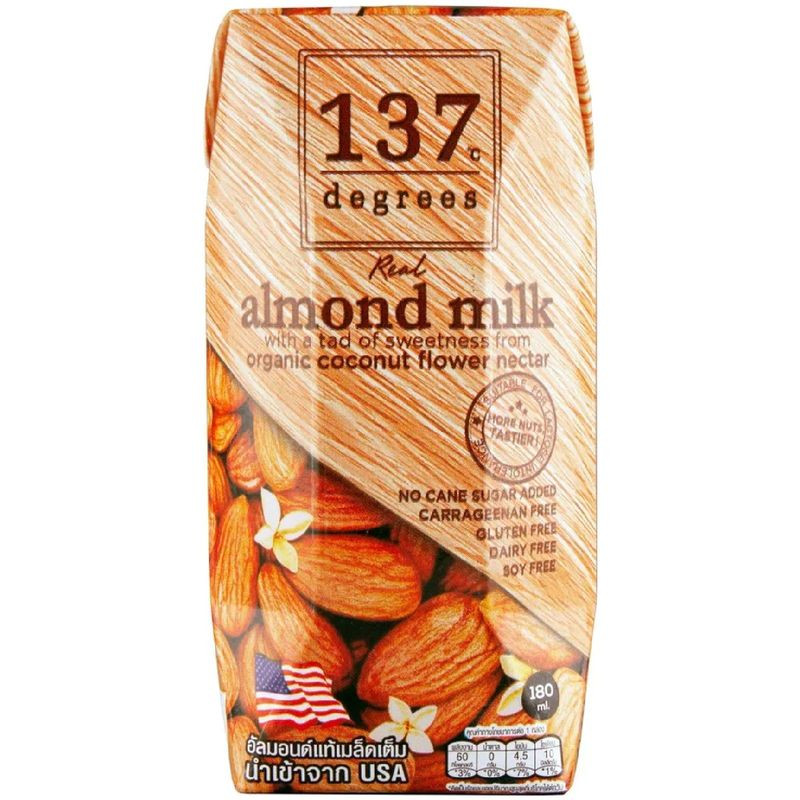 Изображение товара Напиток 137 Degrees миндальное молоко с нектаром кокосовых соцветий 180мл