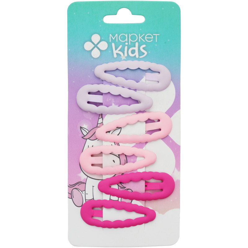 Изображение товара Зажимы для волос Маркет Kids, 6шт