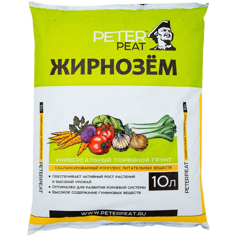 Изображение товара Грунт Peter Peat Жирнозём универсальный 10л для растений