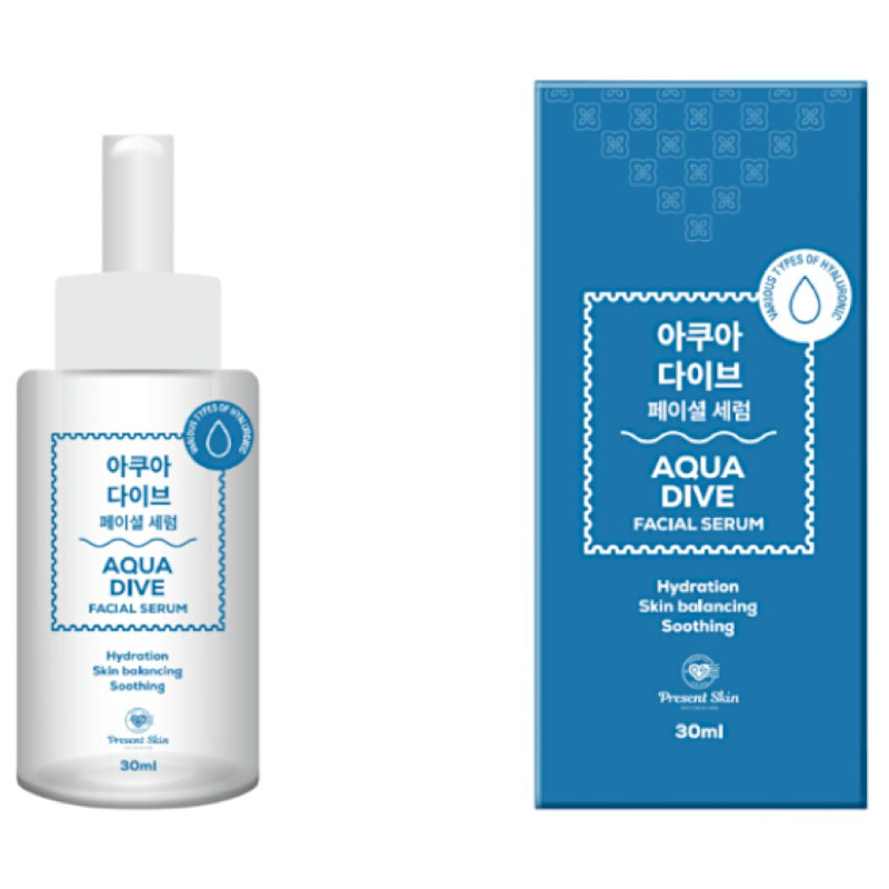 Изображение товара Сыворотка для лица Present Skin Aqua Dive 30 мл увлажнение и питание