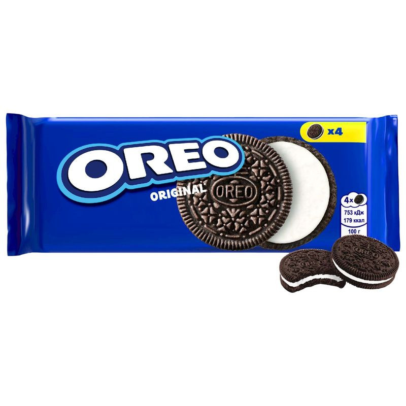 Изображение товара Печенье Oreo с какао и начинкой ваниль, 38г