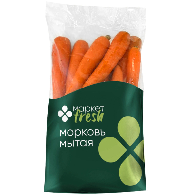 Изображение товара Морковь мытая Маркет Fresh, 1кг