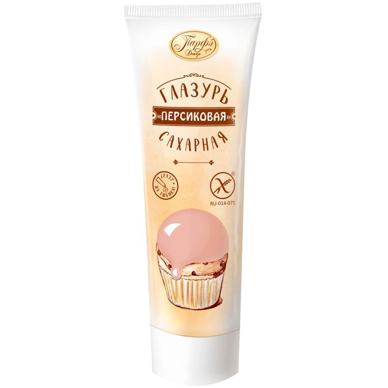 Изображение товара Глазурь Парфэ персиковая сахарная 120г