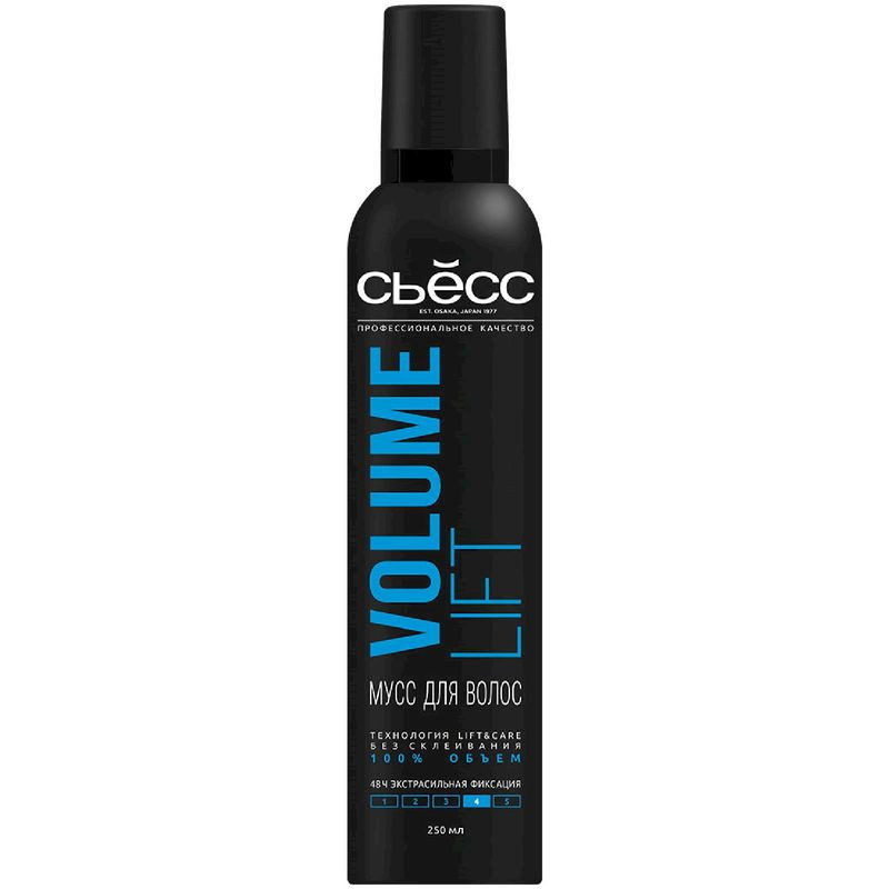 Изображение товара Мусс для укладки волос Сьёсс Volume Lift 250мл с экстрасильной фиксацией