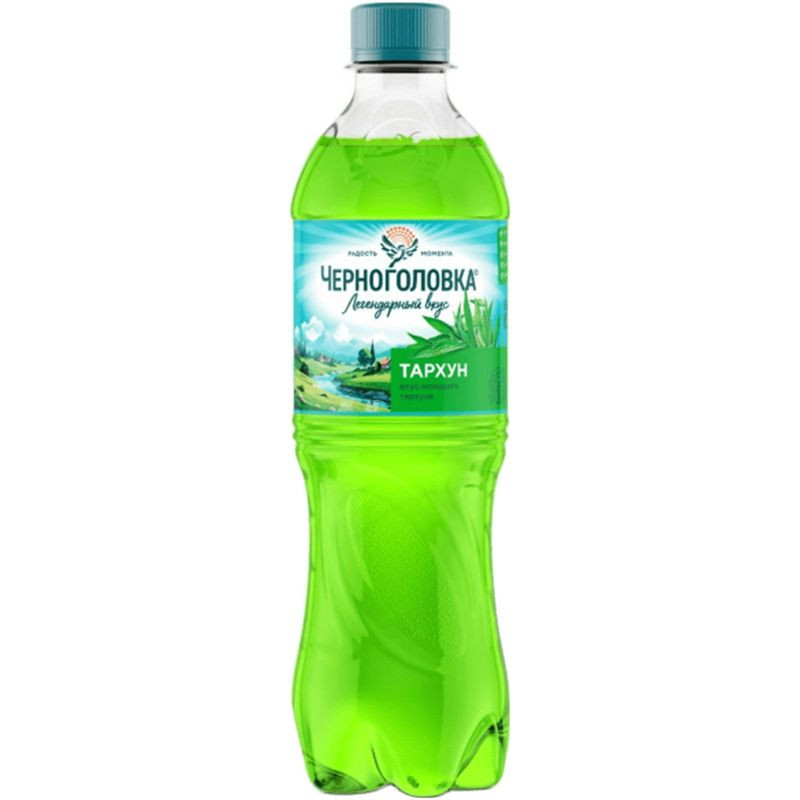 Изображение товара Лимонад Черноголовка Тархун 500мл натуральный газированный напиток