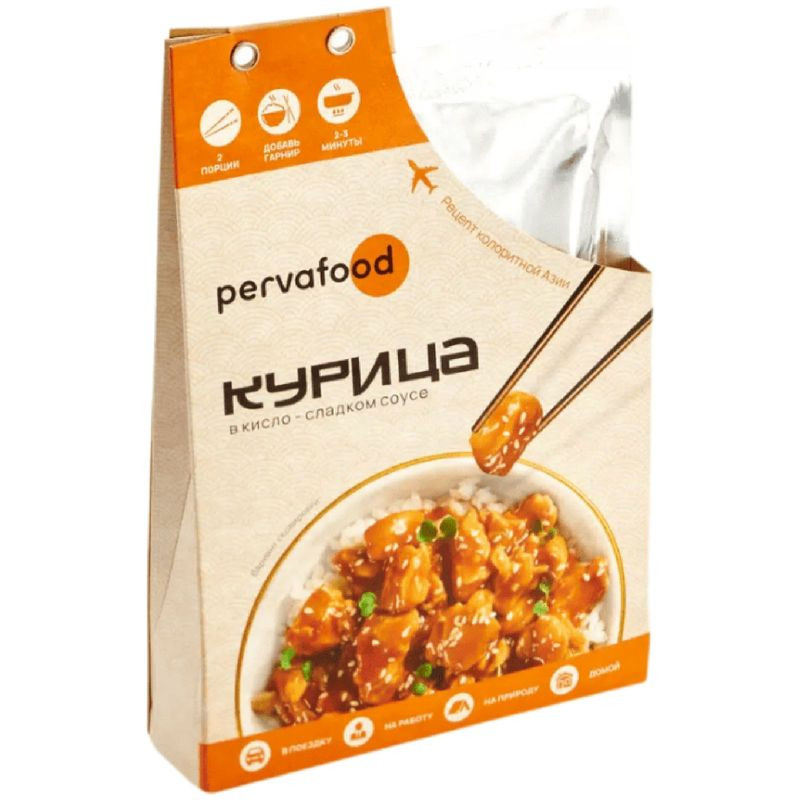 Изображение товара Курица Pervafood в кисло-сладком соусе 300г