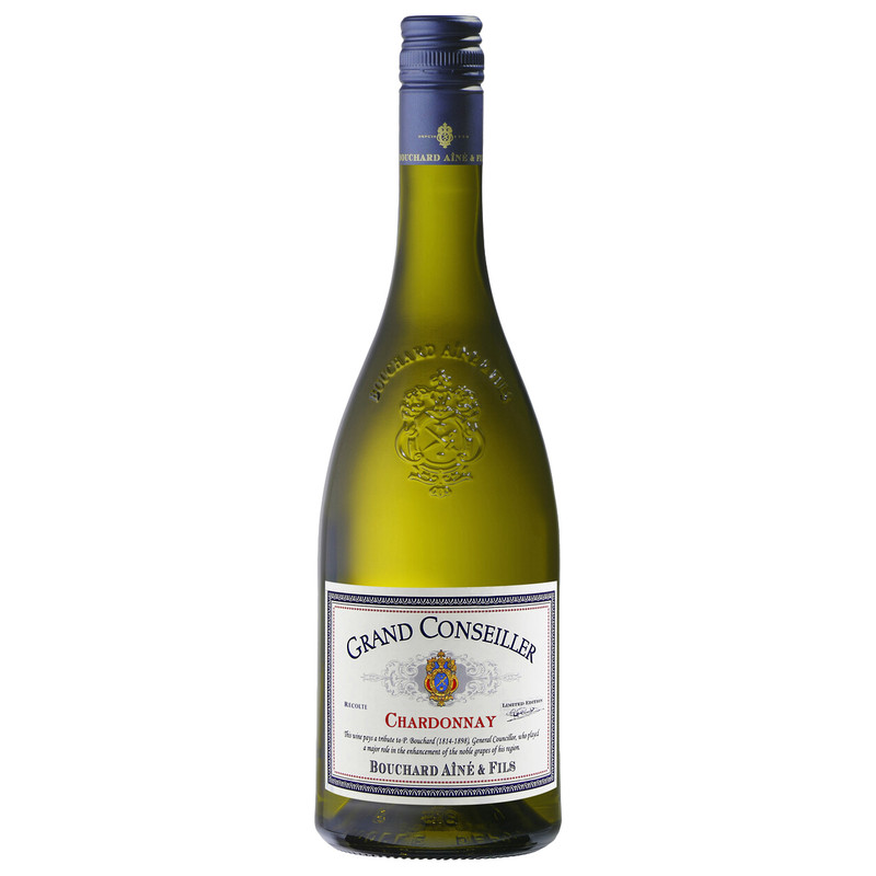 Изображение товара Вино Bouchard Aine&Fils Grand Conseiller Chardonnay белое сухое 12%, 750мл