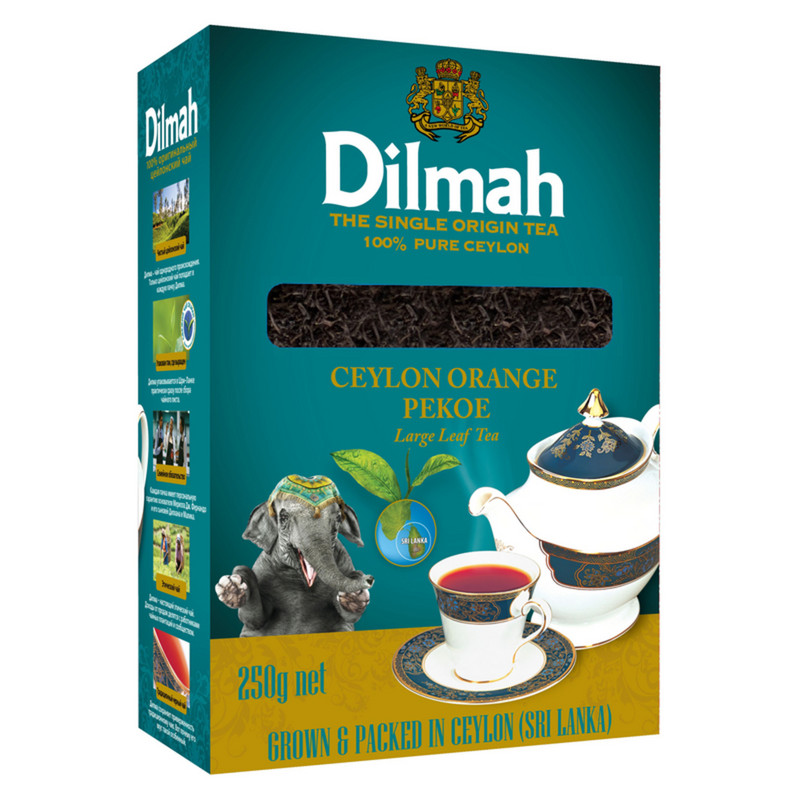 Изображение товара Чай Dilmah чёрный крупнолистовой, 250г