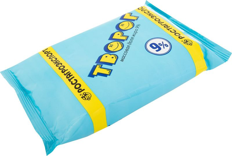 Изображение товара Творог Ростагроэкспорт 9% 180г мягкий натуральный без добавок