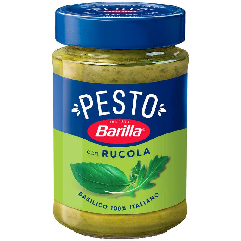 Изображение товара Соус Pesto con Basilico e Rucola 190мл Barilla натуральный пряный без глютена