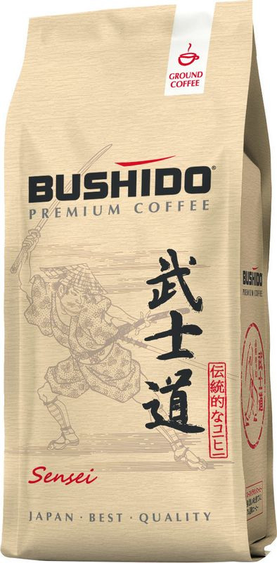 Изображение товара Кофе Bushido Sensei молотый 227 г натуральный Арабика средняя обжарка