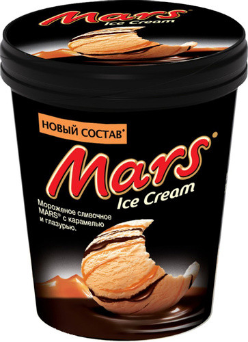 Изображение товара Мороженое сливочное Mars с карамелью и глазурью 8.5%, 300г
