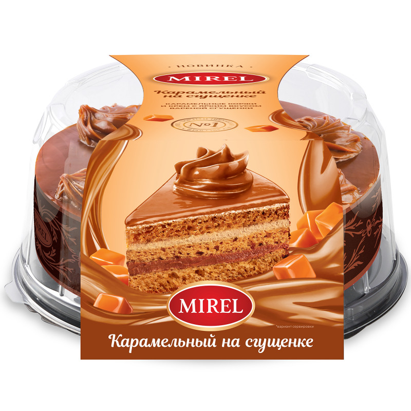 Изображение товара Торт Mirel Карамельный на сгущёнке, 700г