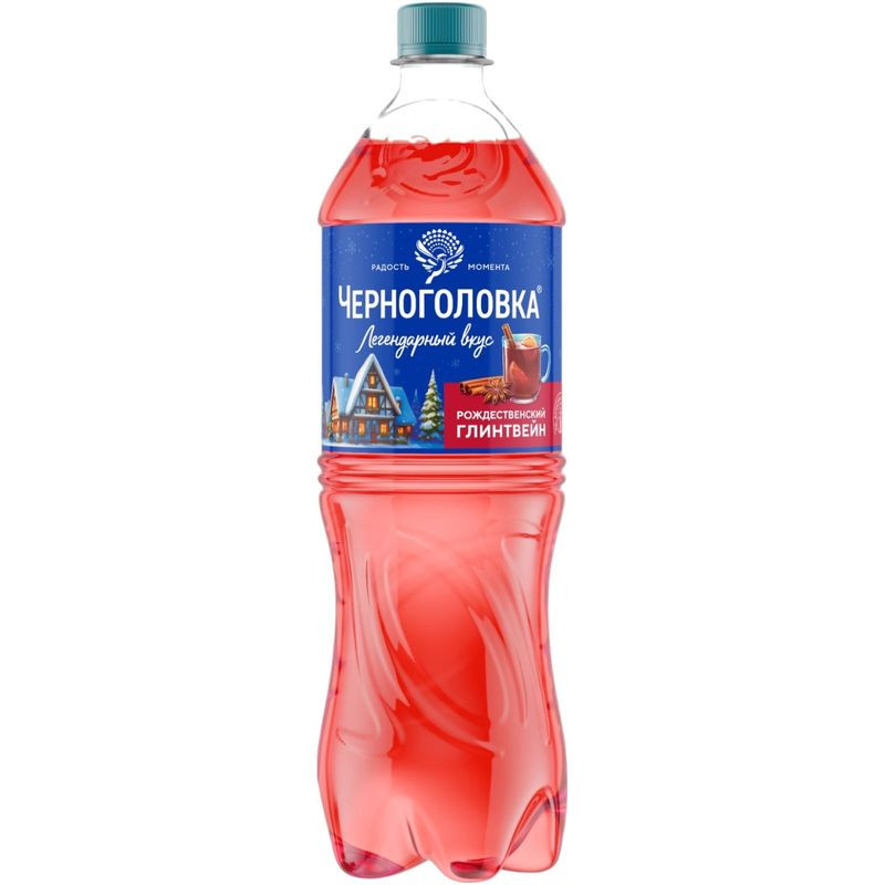 Изображение товара Газированный напиток Черноголовка Рождественский Глинтвейн 1л праздничный вкус