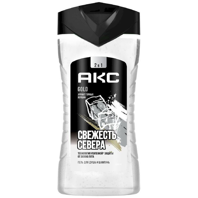 Изображение товара Гель-шампунь АКС Голд 2в1 для мужчин 250мл