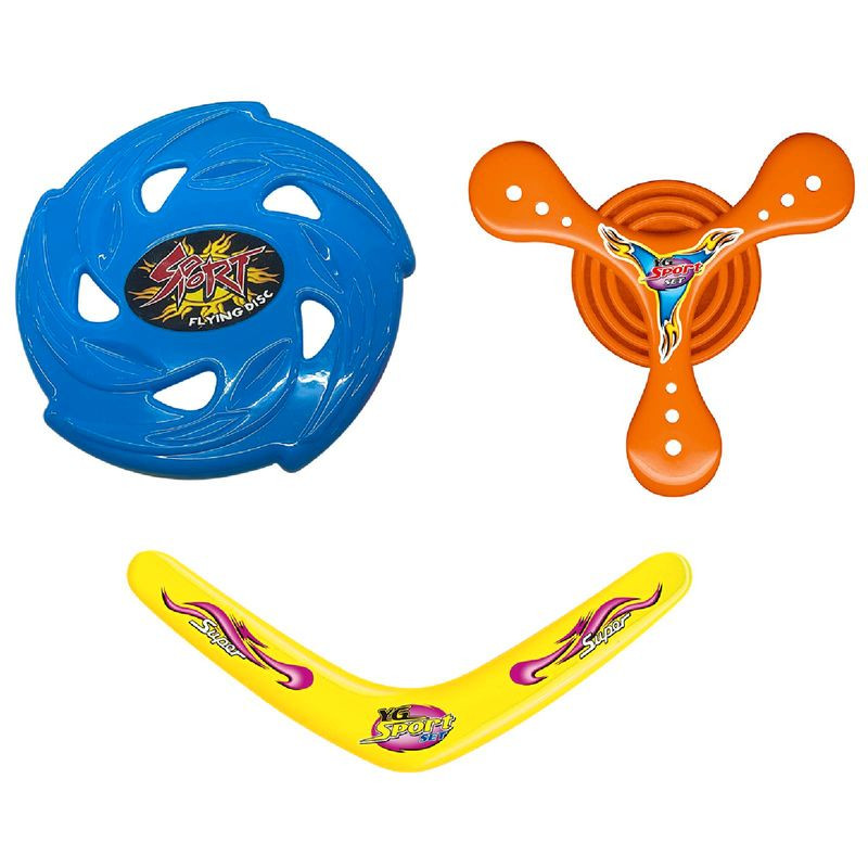 Изображение товара Игровой набор Бумеранг и Фрисби YG05W от YG Sport для активного отдыха